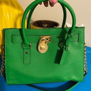 MOVING SALE!! Michael Kors Green Tote!